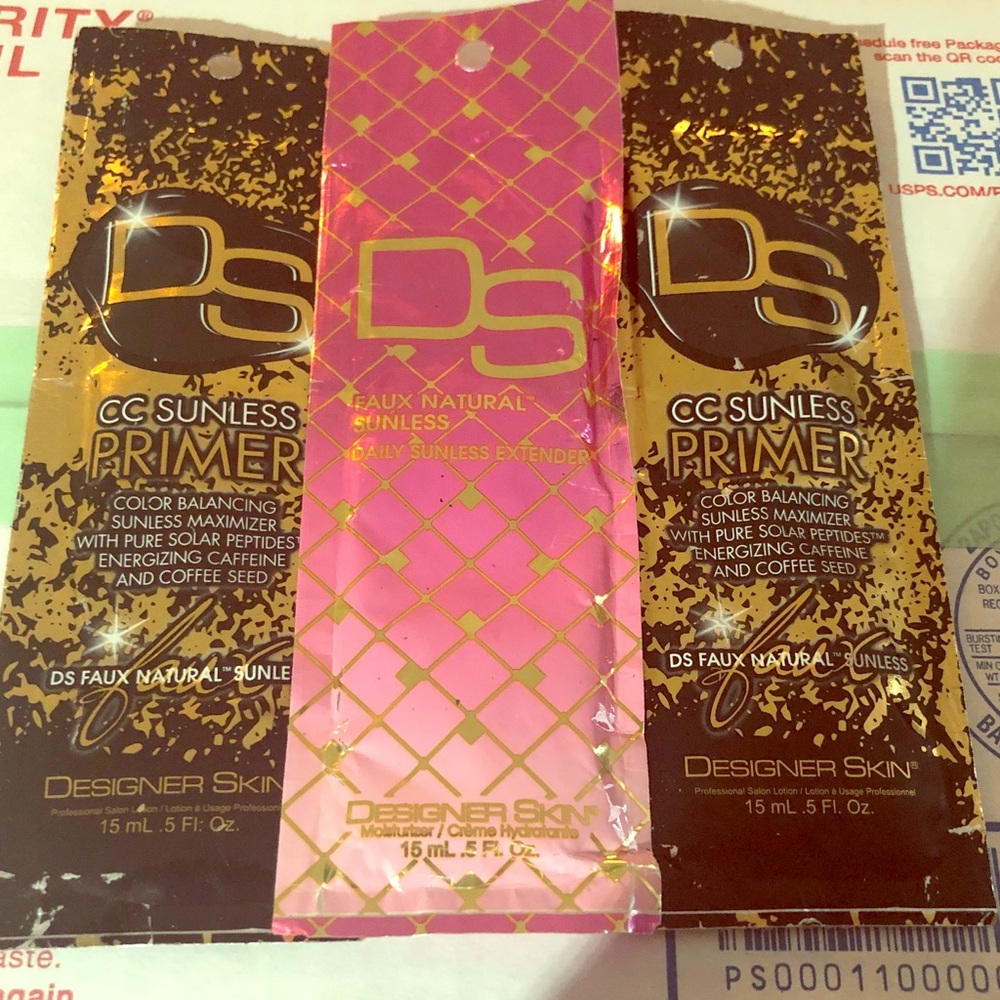 Designer Skin Sunless Tanning Lotion Packets
